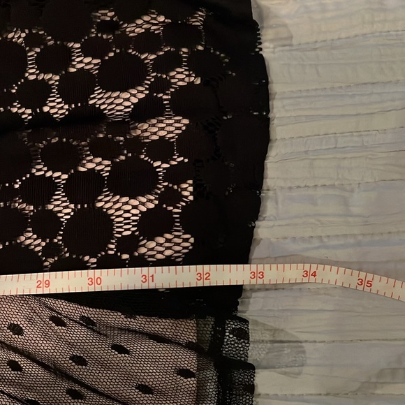 NWT Junior Disney Minnie Mouse Rock The Dots Black Lace Dress Size Small - Picture 8 of 10